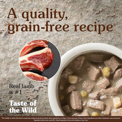 Taste of the Wild Sierra Mountain Wet Food Lamb in Gravy 13.2oz, Case of 12