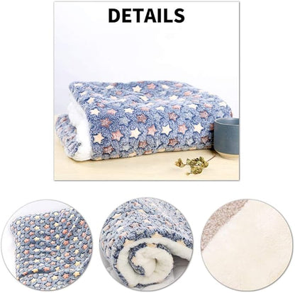 Amakunft 2 Pcs Guinea Pig Bed Mat Washable, Rabbit Winter Bed Pad for Indoor, Warm Small Animal Bed Mattres, Fleece Sleeping Pad for Bunny, Rat, Hedgehog, Sugar Glider, Chinchilla