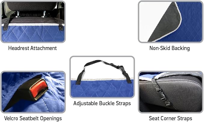 Pets First Collegiate North Carolina State Wolfpack Pet Car Seat Cover