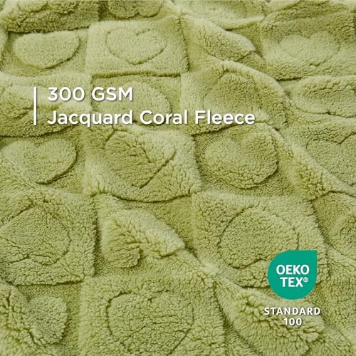 Bedsure Dog Blanket for Small Dogs Puppy and Cats, Soft Fleece, 25x35 Green