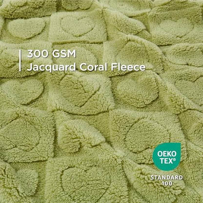 Bedsure Dog Blanket for Small Dogs Puppy and Cats, Soft Fleece, 25x35 Green