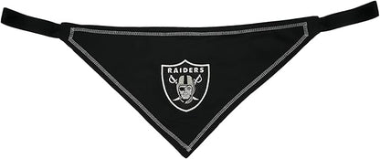 Pets First NFL Las Vegas Raiders TIE Bandana, Large/X-Large. Dog Bandana Scarf Bib for Pet Cat Dog. The Ultimate Game-Day, Party Bandana