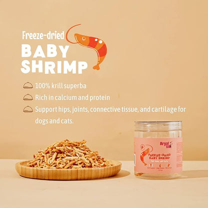 Arya Sit! - Freeze-Dried Single Ingredient Dog Treats (Baby Shrimp)