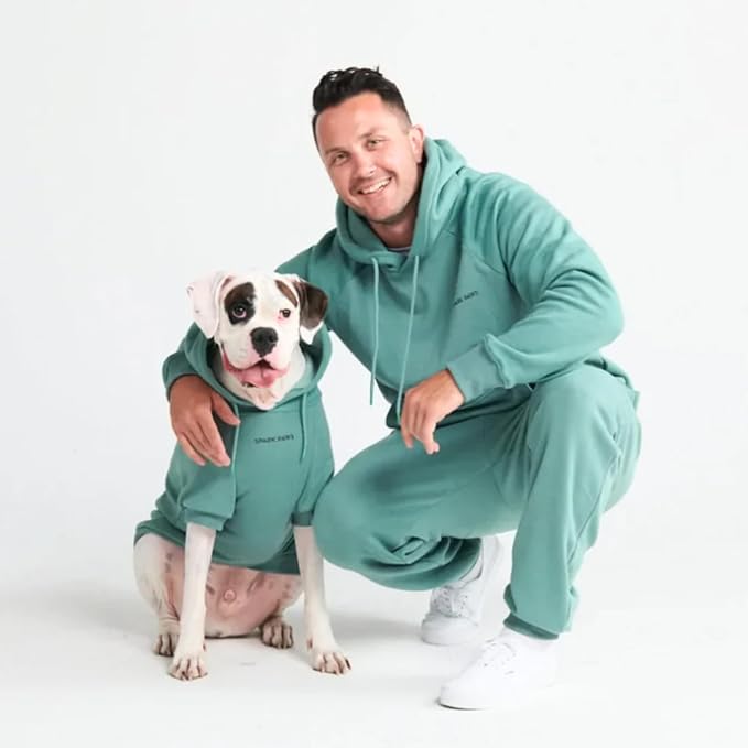 Spark Paws Human Hoodie - Premium Quality, Buttery Soft, Superior Comfort and Fit, Calming Fleece Interior, Suitable for All Styles - Teal - S