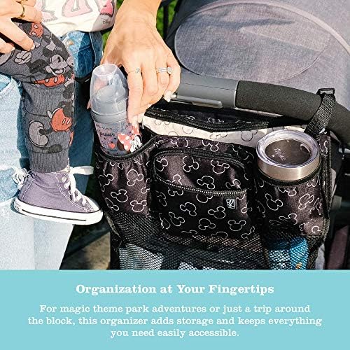 J.L. Childress Disney Baby Cups N Cargo Stroller Organizer & Caddy, Mickey