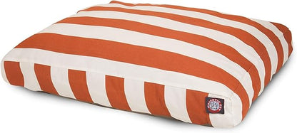 Majestic Pet Shredded Memory Foam Dog Bed Small with Removable Washable Cover – Rectangle Orthopedic Dog Bed–Durable Dog Crate Bed-Flat Dog Bed for Senior Dogs - (27x20) S - Links - Coral