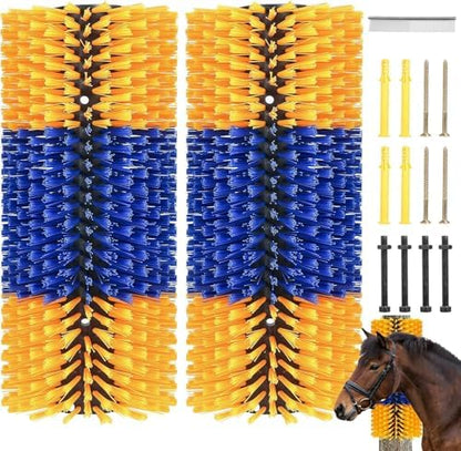 2/4PCS Livestock Physical Scratch Brush, Horse Cow Goat Physical Massage