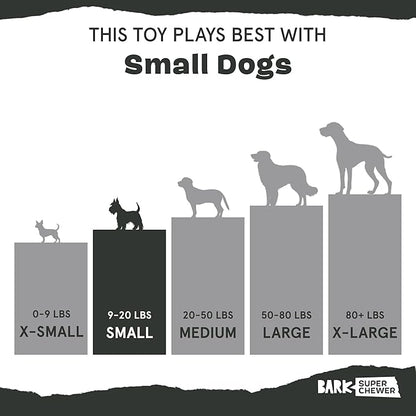 Barkbox Cherry Blasto Pop Dog Toy | Durable Nylon Popsicle Chew Toy for Aggressive Chewers | Dog Toys for Small Dogs, Puppy Teething Toys & Summer Fun