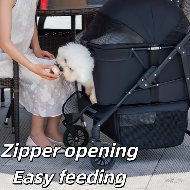 Medium Dog Stroller for Large Dogs, Pet Stroller Up to 80lbs