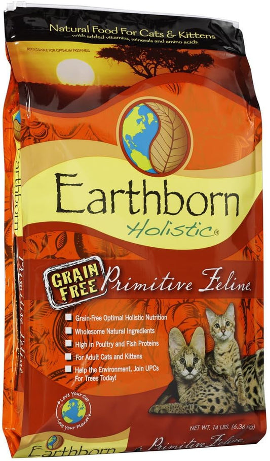 Earthborn Grain Free Primitive Feline 14 lbs