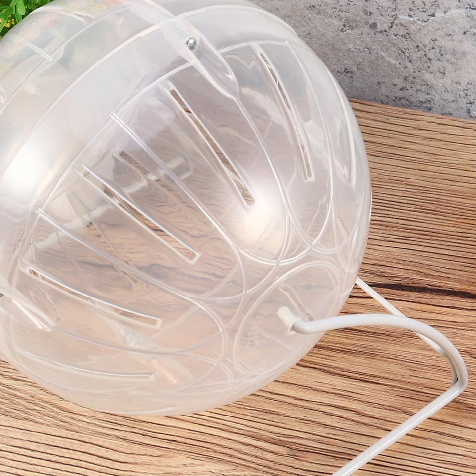 KESYOO 4 in 1 Hamster Exercise Ball 5.31in Plastic Running Ball for Hamsters Gerbils and Mice Small Pet Run About for Interactive Play and Activity