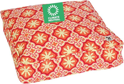 Molly Mutt Huge Dog Bed Cover - Papillon Print - Measures 36”x45”x5’’ - 100% Cotton - Durable - Breathable - Sustainable - Machine Washable Dog Bed Cover