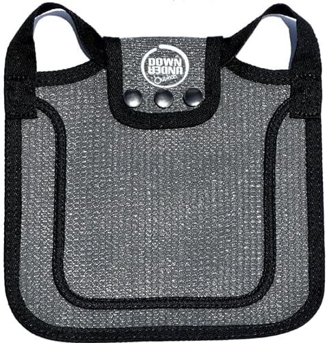 DOWN UNDER OUTDOORS Medium-Large Chicken Saddle Hen Apron Saver (Gray Mesh)