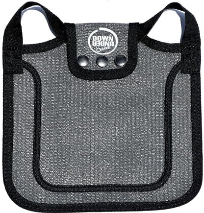 DOWN UNDER OUTDOORS Medium-Large Chicken Saddle Hen Apron Saver (Gray Mesh)