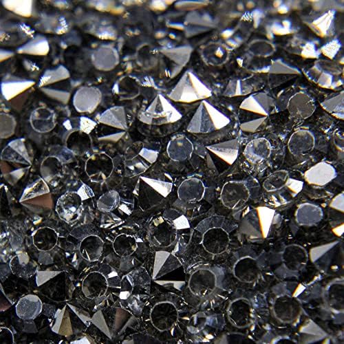 Sparkles Home Pet Bed, Sparkling Rhinestones, Soft, Comfortable Velvet, for Lounging Dogs, Cats, Pets, Charcoal, Large, Sold Individually