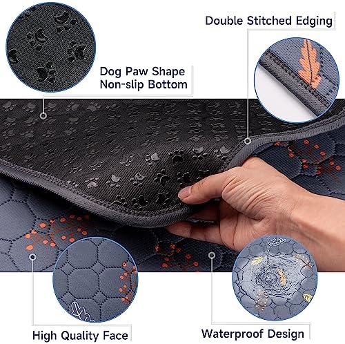 Sunheir Washable Pee Pads for Dogs 4-Pack Reusable Puppy Pads, Pet Cat Pads