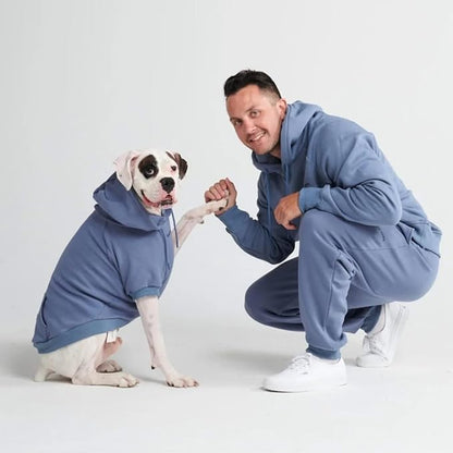 Spark Paws Human Hoodie - Premium Quality, Buttery Soft, Superior Comfort and Fit, Calming Fleece Interior, Suitable for All Styles - Slate Blue - XL