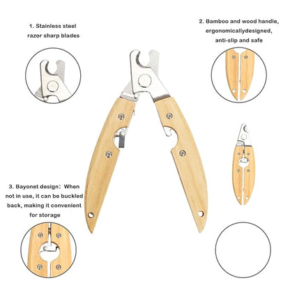 Dog Comb for Shedding Kit 2-in-1 Wooden Grooming Shedding Brush for Dogs & Cats Pet Hair Removal Tool with Ergonomic Gripping Pet Cleaning Comb Supplies 5 Inch (Includes storage box)
