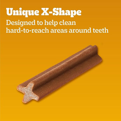 Pedigree Dentastix Dental Chews for Dogs, Small and Toy Breed Dog Treats, Beef Flavor, (7) 24ct Bags (168 Treats Total)