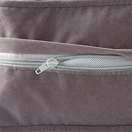 South Pine Porch Buddy Reversible Rectangle Pillow Style Microfiber and Sherpa Dog Bed with Removable, Machine-Washable Cover, Gray Sherpa, Large (48 in. x 36 in.)