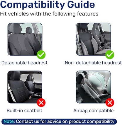 GENANY Galaxy Movie Character Car Seat Covers Set of 2, Breathable Front Seat Covers for Truck Sedan SUV, Funny Car Accessories, Funny Gift for Women Men