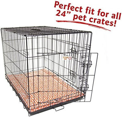 24" Towers Orange Crate Dog Bed Mat By Majestic Pet Products