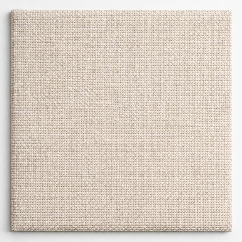 Mini Cloud Bed - Removable and Washable Covers - Upholstered Minimalist Modern Luxury - Toddler Baby Pet Dog Cat Nursery (Waterproof Beige Linen, Large)