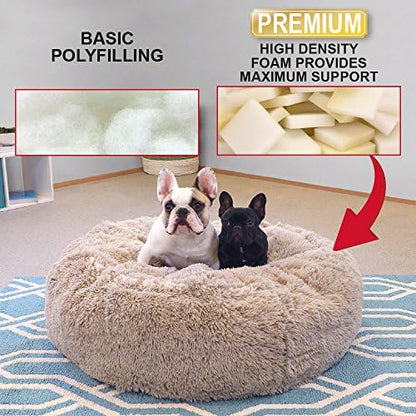 Sport PET Luxury Waterproof Pet Bed, Soft Fleece Pet Blanket, Replacement Covers, Machine Washable, Large, Gray, 36.0" L x 36.0" W x 11.5" Th