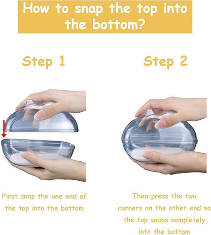 Hamster Sand Bath Container, Hamster Sand Bath Box, Hamster Sand Bathtub with Cleaning Scoop, Big Space, Easy to Clean, Avoid Bath Sand Out, Perfect for Dwarf Hamster (Medium)