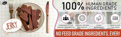 Pet Jerky Factory Premium Turkey and Pumpkin 5 oz. Dog Jerky Treats | 100% Human Grade | USA Made | High Protein | Grain Free | Limited Ingredients | No Filler | BHA-BHT Free | Soft-Tender