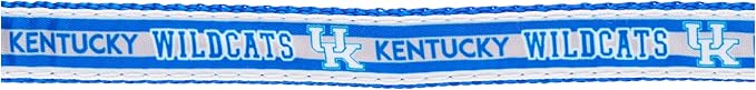 Pets First Collegiate PET Collar New Version Kentucky Wildcats Dog Collar, Size Medium. Best Sports Team Color for Dogs & Cats. A Shiny & Colorful Dog & Cat Collar Licensed by The NCAA
