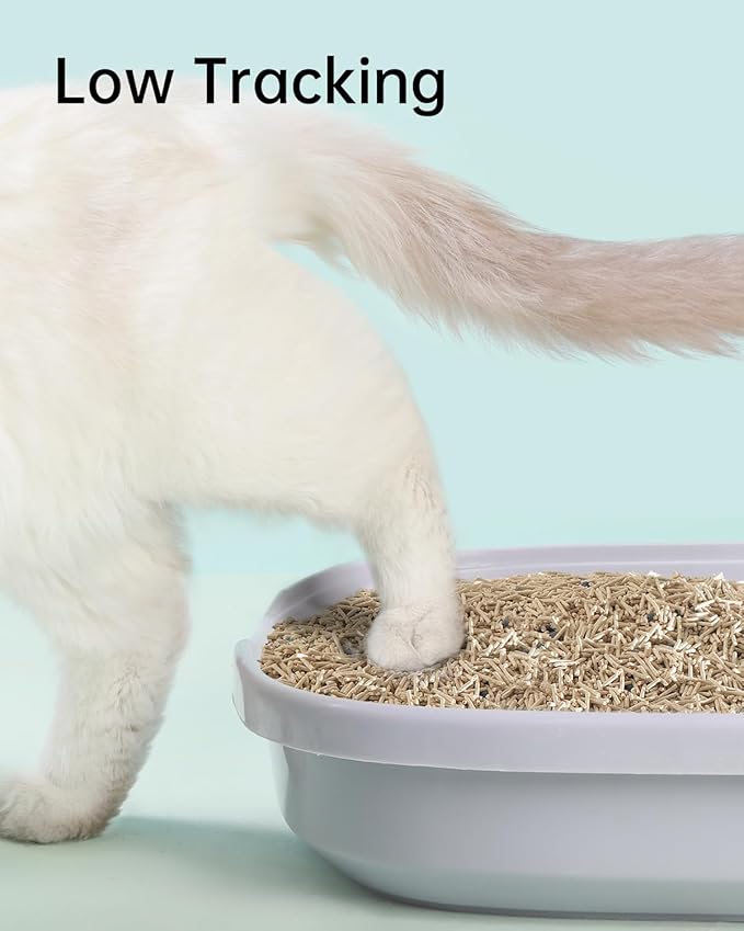 Mixed 4-in-1 Clumping Cat Litter 16.5 lb, Odor Control and Rapid Clumping, Water Absorbent and Flushable, Dust-Free, Multi-Cat, Bentonite Tofu Cat Litter, Jasmine Scent, 5.5lb/Pack