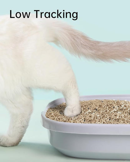 Mixed 4-in-1 Clumping Cat Litter 16.5 lb, Odor Control and Rapid Clumping, Water Absorbent and Flushable, Dust-Free, Multi-Cat, Bentonite Tofu Cat Litter, Milk Scent, 5.5lb/Pack