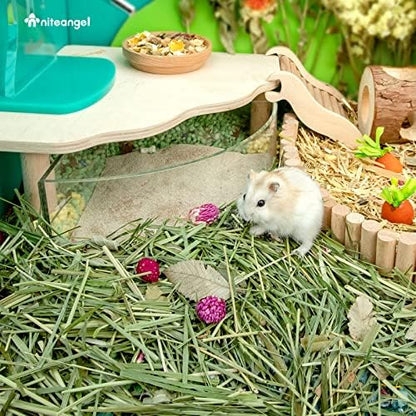Niteangel Natural & Soft Hamster Bedding Mate: Air-Dried Flowers & Grass