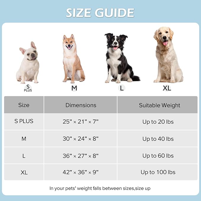 JOEJOY Small Dog Bed for Small Dogs, Rectangle Washable Orthopedic Dog Bed with Removable Zipper Cover, Cute Soft Calming Puppy Pet Bed with Jacquard Shaggy Plush & Non Skid Bottom