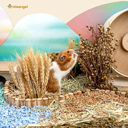 Niteangel Natural & Soft Hamster Bedding Mate: Air-Dried Flowers & No-Add