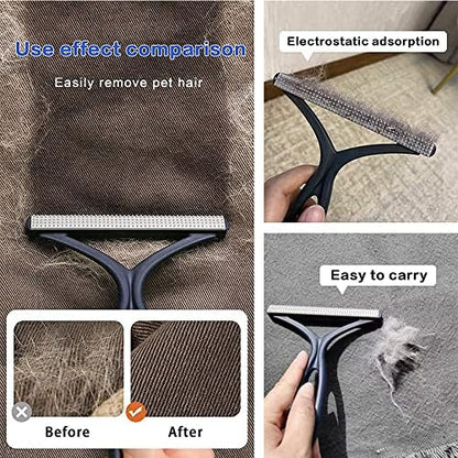Pet Hair Remover Carpet Rake, Dog & Cat Hair Remover, Carpet Scraper