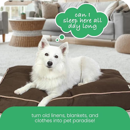 Molly Mutt Small Dog Bed Cover - Landslide Print - Measures 22"X27"X5"- 100% Cotton - Durable - Breathable - Sustainable - Machine Washable Dog Bed Cover