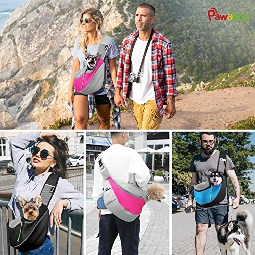 Pawaboo Pet Sling Carrier for Small Dogs Cats