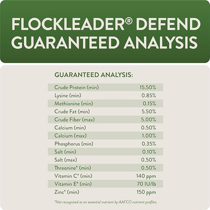 FlockLeader Defend, Functional Poultry Treats for Immune Support, 3.5 lb