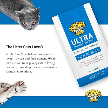 Dr. Elsey's Litter Box Attractant - Ultra Litter Attractant - 20 oz Pouch - Feline Behavior Modification & Training Tool