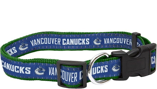 Pets First NHL Collar for Dogs & Cats. Adjustable, Cute, & Stylish! The Ultimate Hockey Fan Collar!