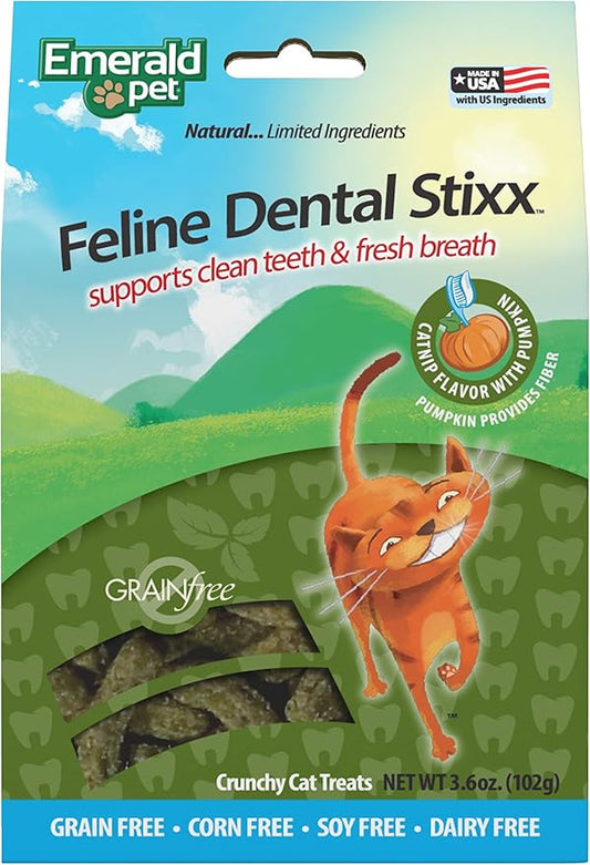 Emerald Pet Feline Dental Stixx (Catnip)
