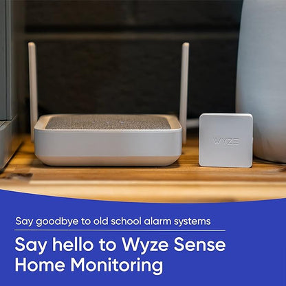 Wyze Home Security System Entry Sensor - Window and Door Entry Protection (3-Pack) Wyze Sense Hub required