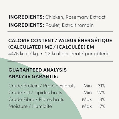 Crumps Naturals Freeze Dried Cat Treats Chicken 1.05oz, Cat Treats
