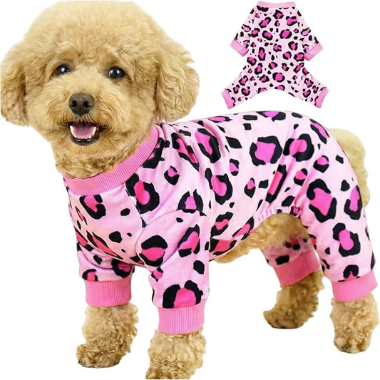 Vet-Approved Calming Dog Onesie Pajamas | High-End Hypoallergenic Polyester | Ultra-Premium & Cute for Medium Dogs Holiday Clothes & Recovery Suit | All-Season 3XL