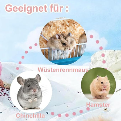 Meow&Woof Bath Sand for Hamster 2.2 lbs Dust Free Desert Sand or Potty Litter Sand for Chinchillas Gerbil Syrian Mice Small Animals Trial Version 2.2 Lbs