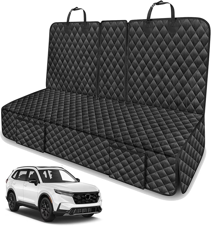 Dog Car Seat Cover for Back Seat Compatible with Honda CRV CR-V HRV HR-V Accessories, Waterproof Non-Slip Pet Bench Backseat Covers 2000-2025 2026 New