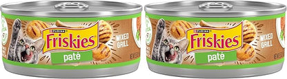 Friskies Purina Wet Cat Food, Pate Mixed Grill - (Pack of 48) 5.5 oz. Cans
