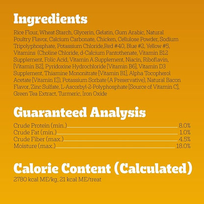 Pedigree Dentastix Dental Chews for Dogs, Small and Toy Breed Dog Treats, Bacon & Chicken Flavor, 5 oz. Bag (24 Total Treats)